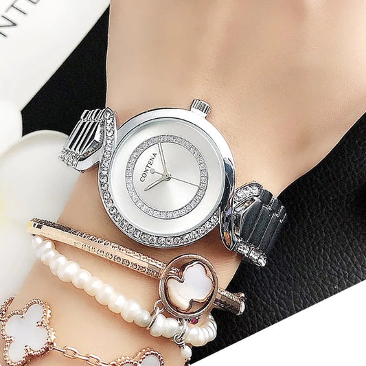 Montre Argenté Tendance pour Femme