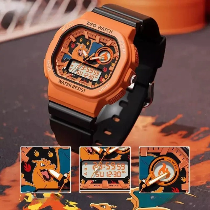 Montre Digital Pokémon Dracaufeu - Paradis des Montres