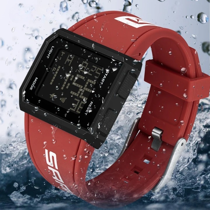 Montre de Natation Numérique en LED pour Homme - Paradis des Montres