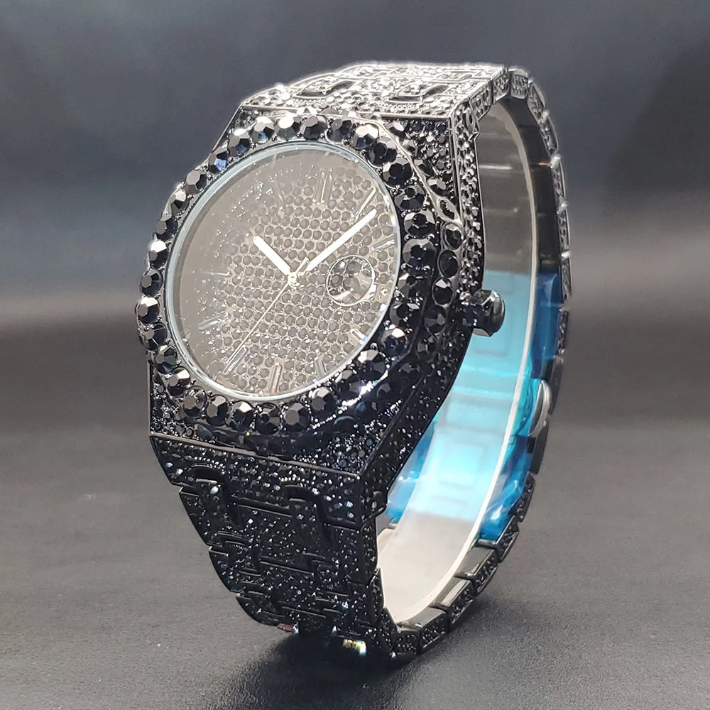 Montres Diamant à Quartz pour Hommes