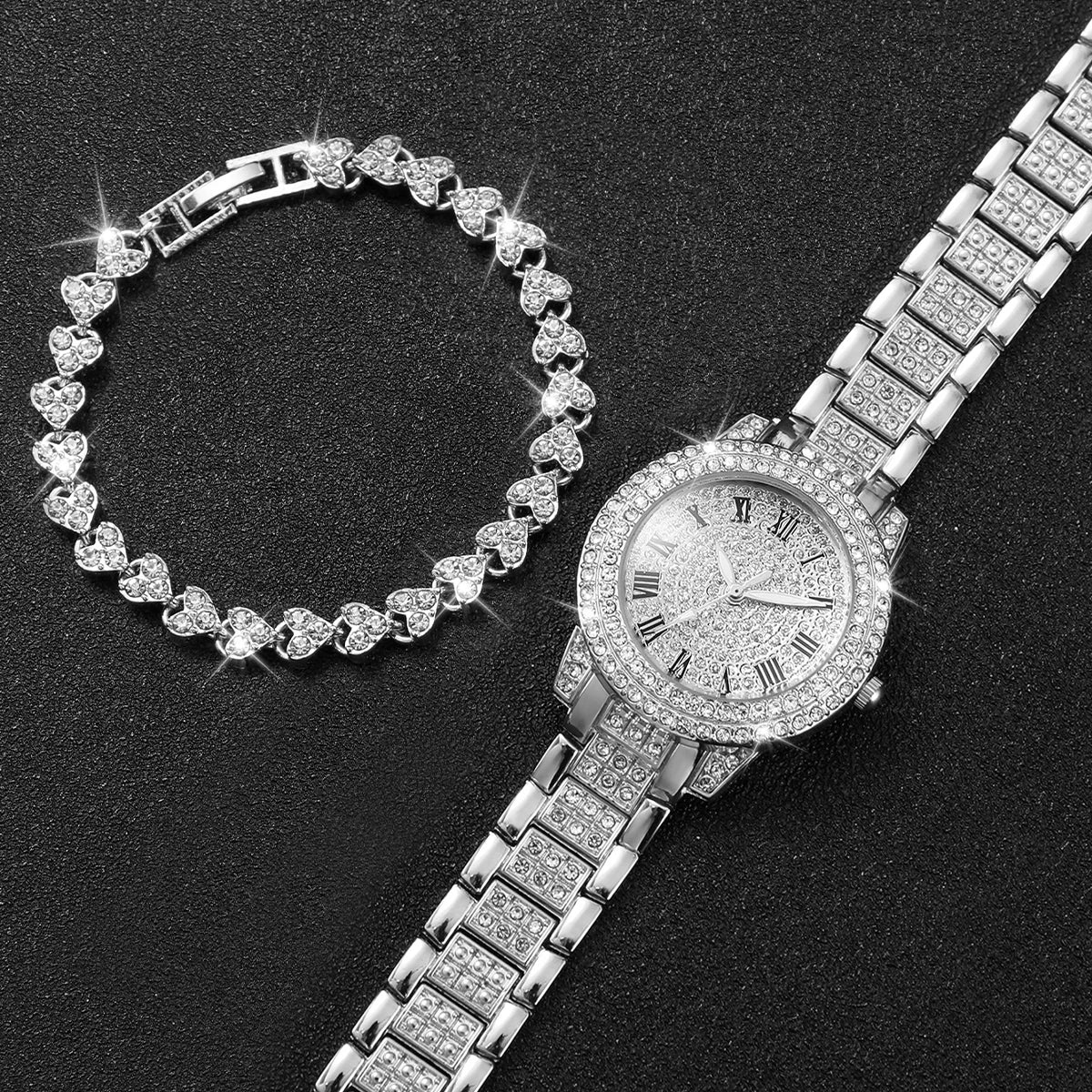 Montre Diamant à Quartz pour Femme