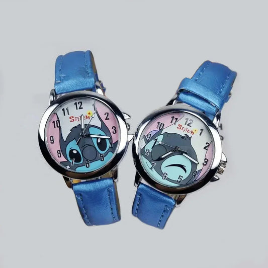 Montre Stitch avec Bracelet Bleu - Paradis des Montres