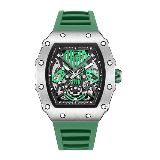 Montre Verte Automatique pour Homme