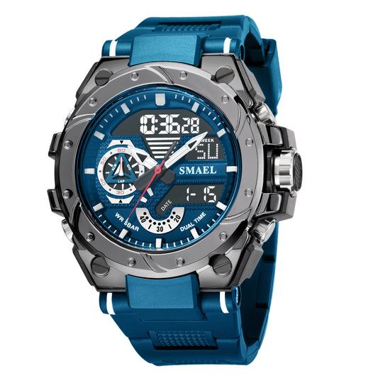 Montre Bleu Sportive pour Homme