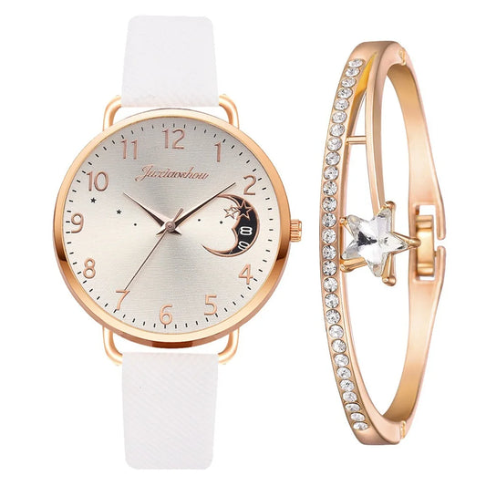 Montre Blanche à Quartz pour Femme