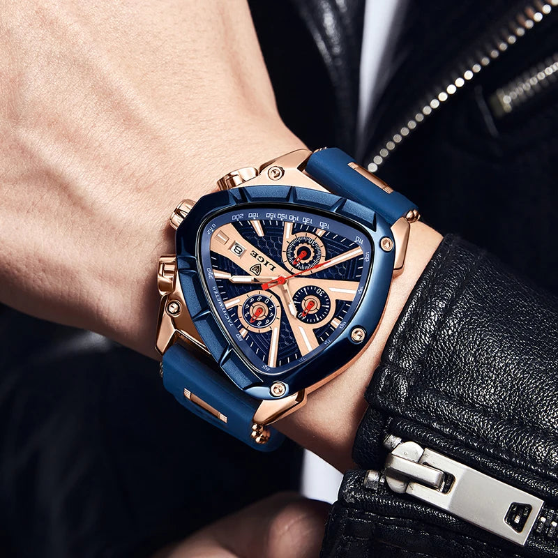 Montre Chronographe en Triangle