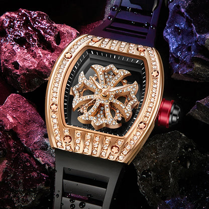 Montre Diamant Automatique de Luxe