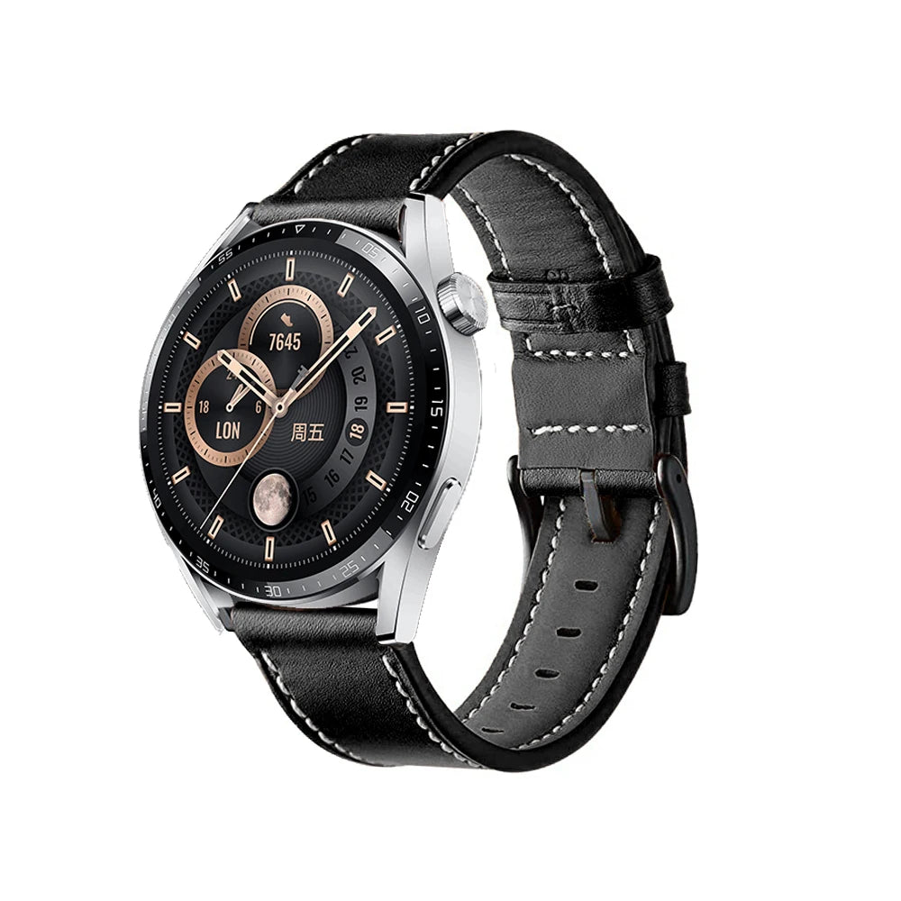 Bracelet de Montre en Cuir pour Huawei Watch - Paradis des Montres