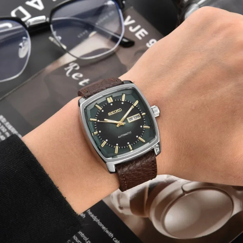 Montre en Cuir avec Bracelet Vintage