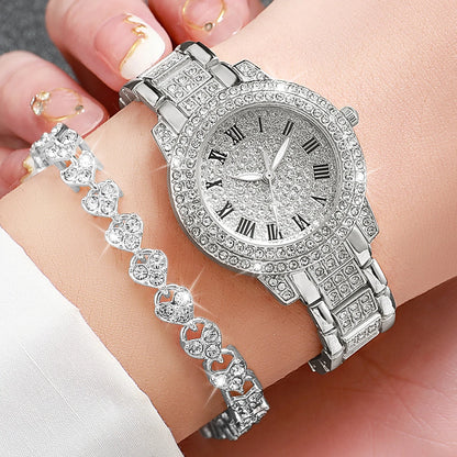 Montre Diamant à Quartz pour Femme