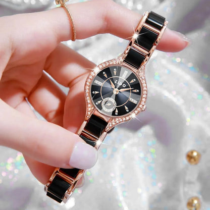 Montre Incrustée Diamant pour Femme