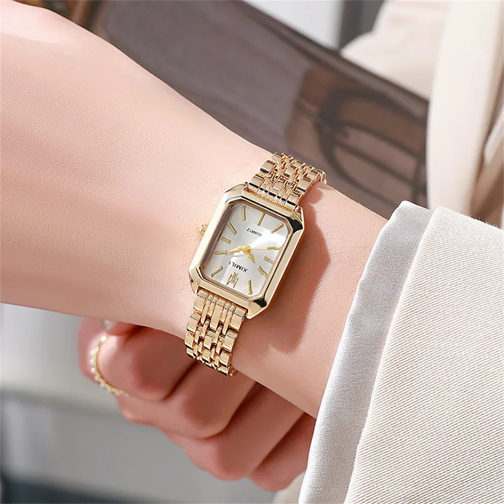 Montre Vintage en Acier Inoxydable pour Femme - Paradis des Montres