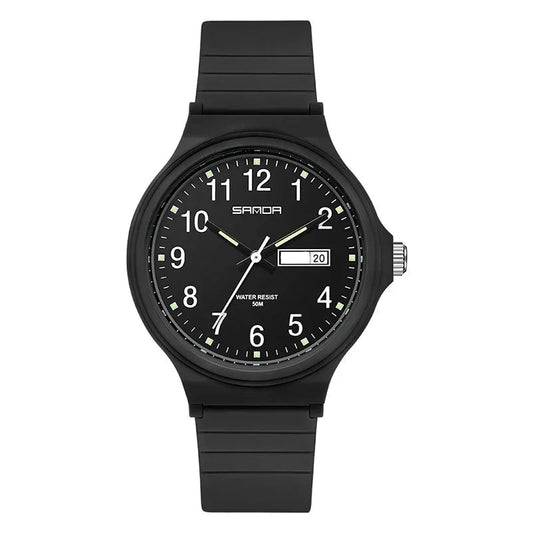 Montre Noire Simple pour Femme