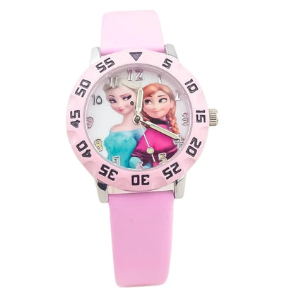 Montre La Reine Des Neiges avec Bracelet en Cuir - Paradis des Montres