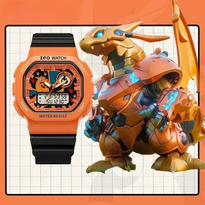 Montre Digital Pokémon Dracaufeu - Paradis des Montres