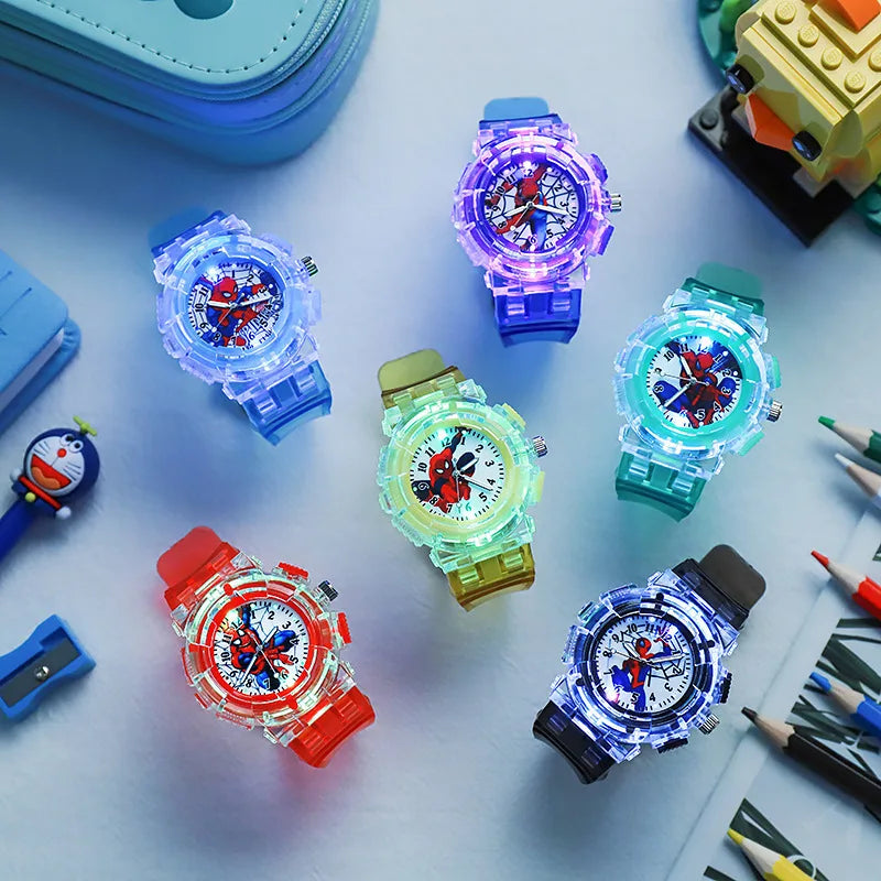 Montre Lumineuse Spiderman - Paradis des Montres