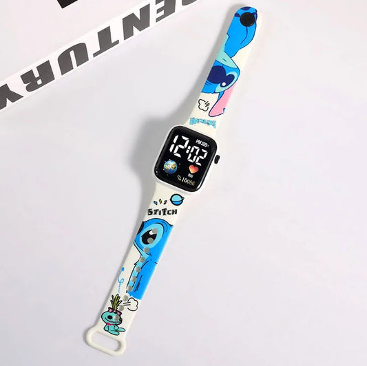 Montre Connectée en Led Stitch - Paradis des Montres