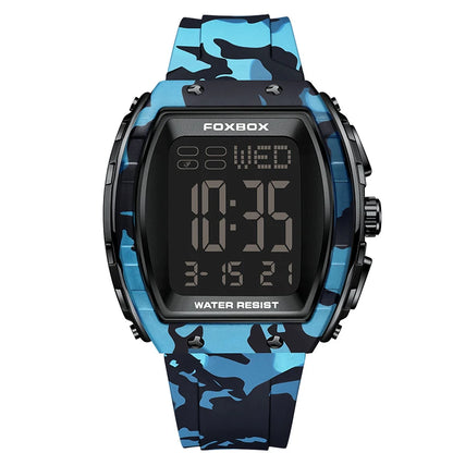 Montre Digitale avec Bracelet en Silicone Camouflé - Paradis des Montres